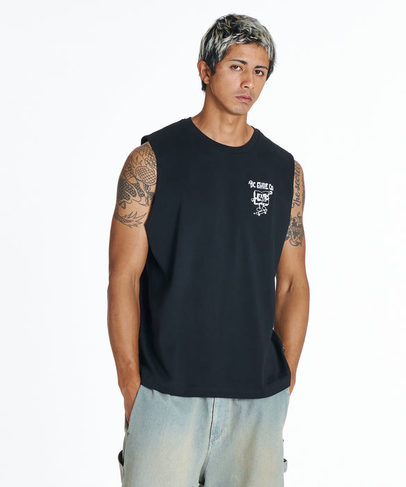 DC Shoes メンズ 26 PLAY SL タンクトップ 【2026年夏モデル】 BLK2 / XL