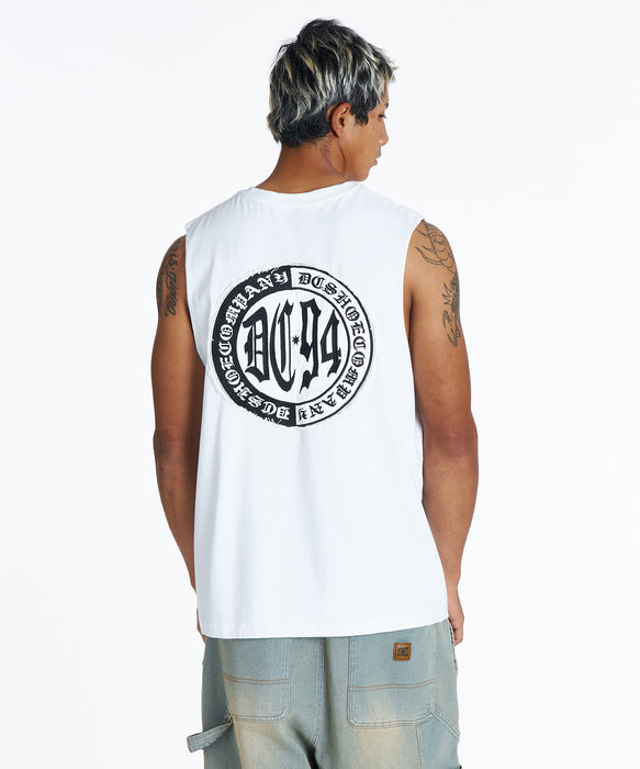 DC Shoes メンズ 26 CIRCLE OE SL タンクトップ 【2026年夏モデル】 WHT / XL