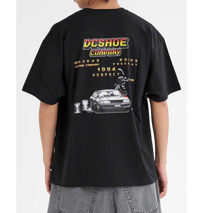 OUTLET FAMILY SALE】DC Shoes 25 TWO BIT HSSART SS メンズ Tシャツ