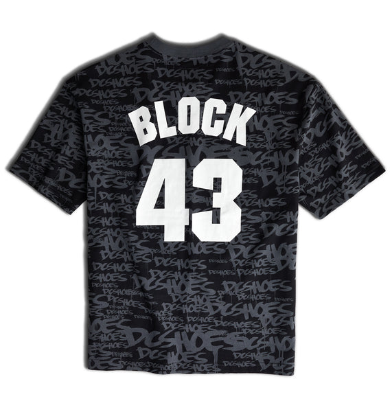 OUTLET】DC Shoes BLOCK43 HSS メンズ Tシャツ
