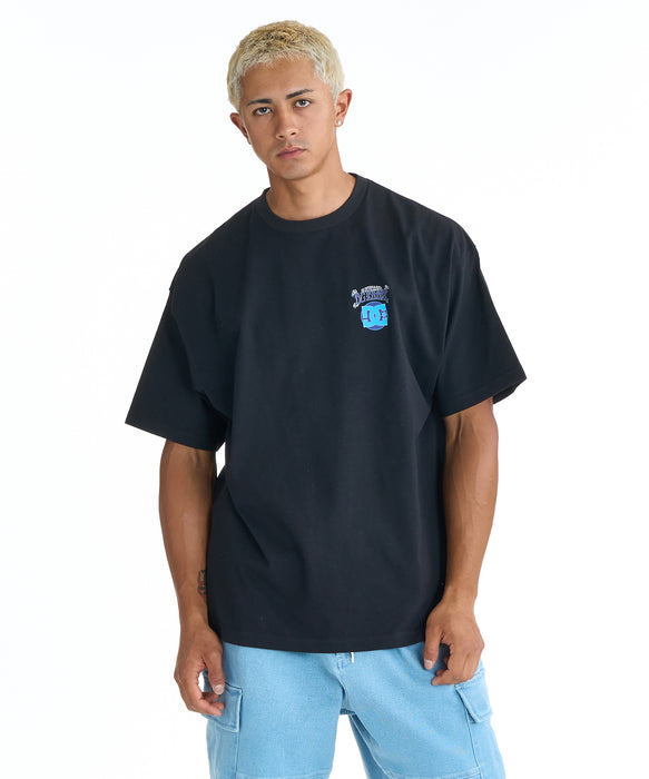 DC SHOES メンズ 26 DOUBLE SKULL SS Tシャツ 【2026年春夏モデル】 BLK / XL