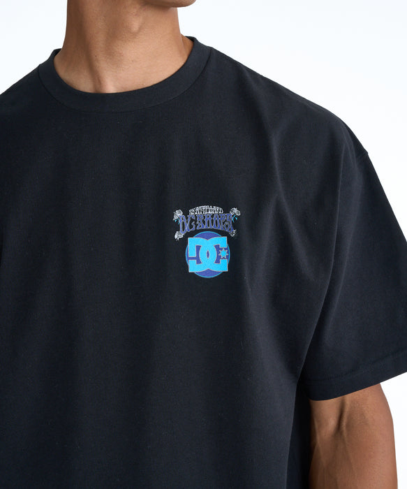 DC SHOES メンズ 26 DOUBLE SKULL SS Tシャツ 【2026年春夏モデル】 BLK / XL