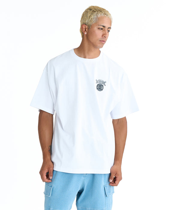 DC SHOES メンズ 26 DOUBLE SKULL SS Tシャツ 【2026年春夏モデル】 WHT / XL