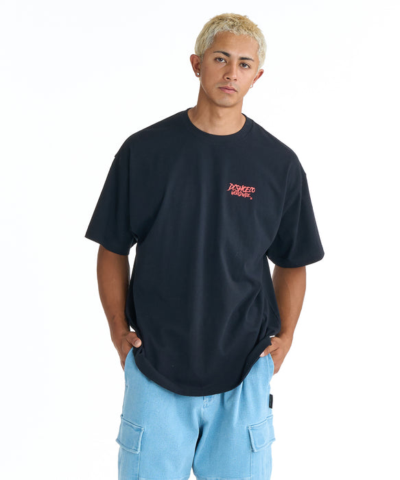 DC SHOES メンズ 26 SKATE SKULL SS Tシャツ 【2026年春夏モデル】 BLK / XL