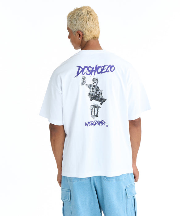 DC SHOES メンズ 26 SKATE SKULL SS Tシャツ 【2026年春夏モデル】 WHT / XL