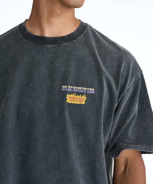 DC SHOES メンズ 26 SPRINT RAT SS Tシャツ 【2026年春夏モデル】 BKP / XL