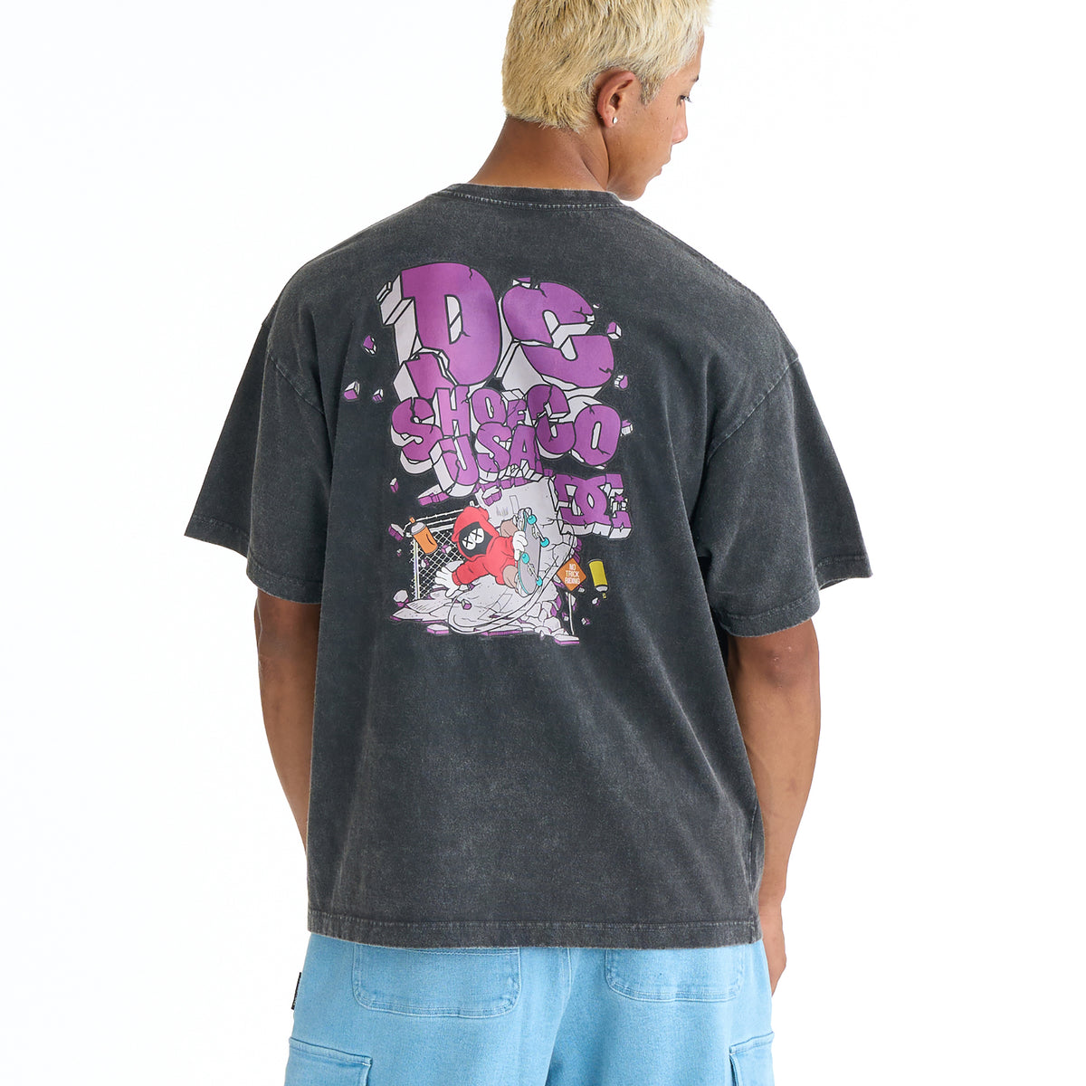 OUTLET】DC SHOES メンズ 26 WALL SCRAPE SS Tシャツ 【2026年春夏モデル】