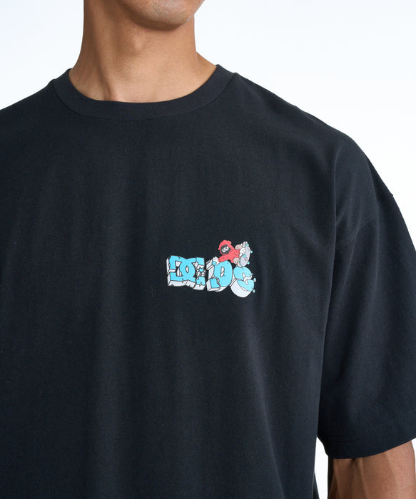 DC SHOES メンズ 26 WALL SCRAPE SS Tシャツ 【2026年春夏モデル】 BLK / XL