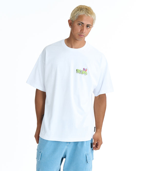DC SHOES メンズ 26 WALL SCRAPE SS Tシャツ 【2026年春夏モデル】 WHT / XL