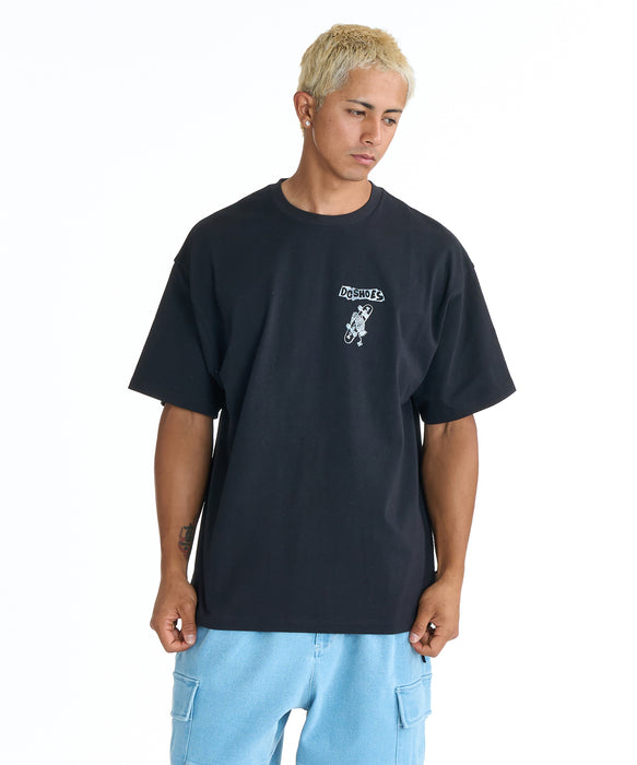 DC SHOES メンズ 26 PRAY FOR SKATE SS Tシャツ 【2026年春夏モデル】 BLK / XL