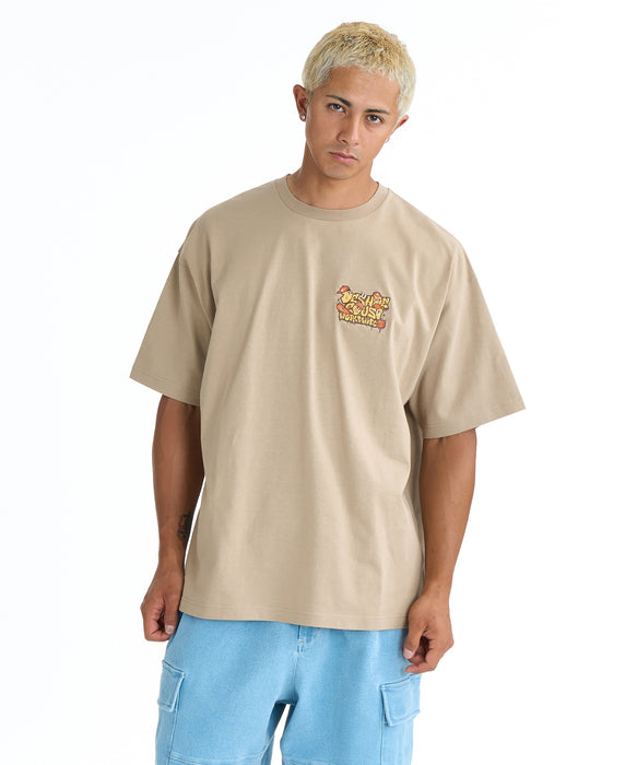 DC SHOES メンズ 26 SK CREW SS Tシャツ 【2026年春夏モデル】 BEG / XL