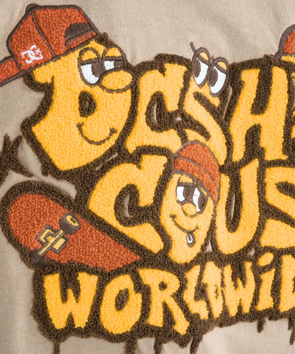 DC SHOES メンズ 26 SK CREW SS Tシャツ 【2026年春夏モデル】 BEG / XL