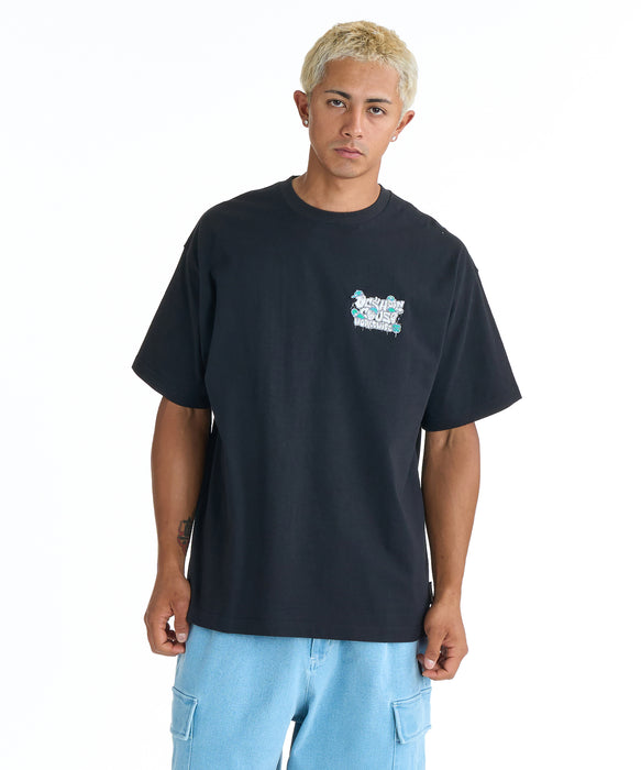 DC SHOES メンズ 26 SK CREW SS Tシャツ 【2026年春夏モデル】 BLK / XL