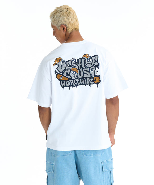 DC SHOES メンズ 26 SK CREW SS Tシャツ 【2026年春夏モデル】 WHT / XL