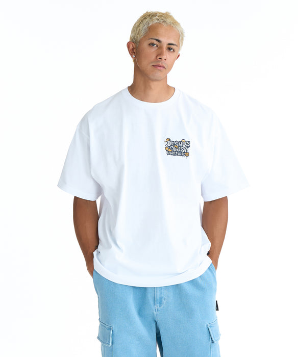 DC SHOES メンズ 26 SK CREW SS Tシャツ 【2026年春夏モデル】 WHT / XL
