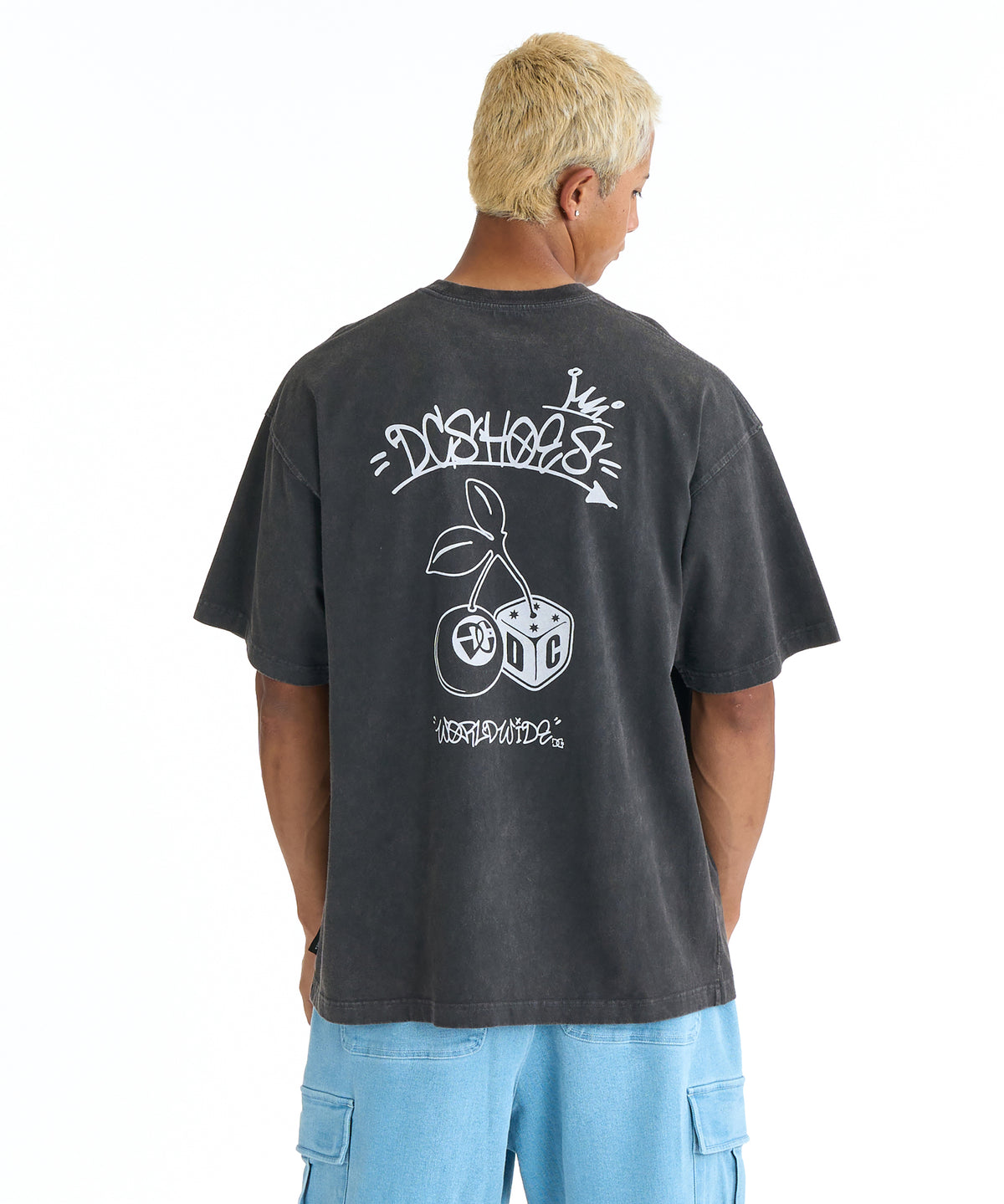 SWERVED COTD Tシャツ XL シューゲイザー 会場限定 DC SHOES メンズ 26 GAME SS Tシャツ 【2026年春夏モデル】