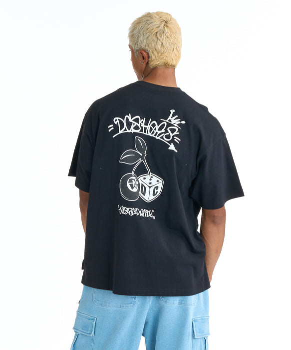 DC SHOES メンズ 26 GAME SS Tシャツ 【2026年春夏モデル】 BLK / XL