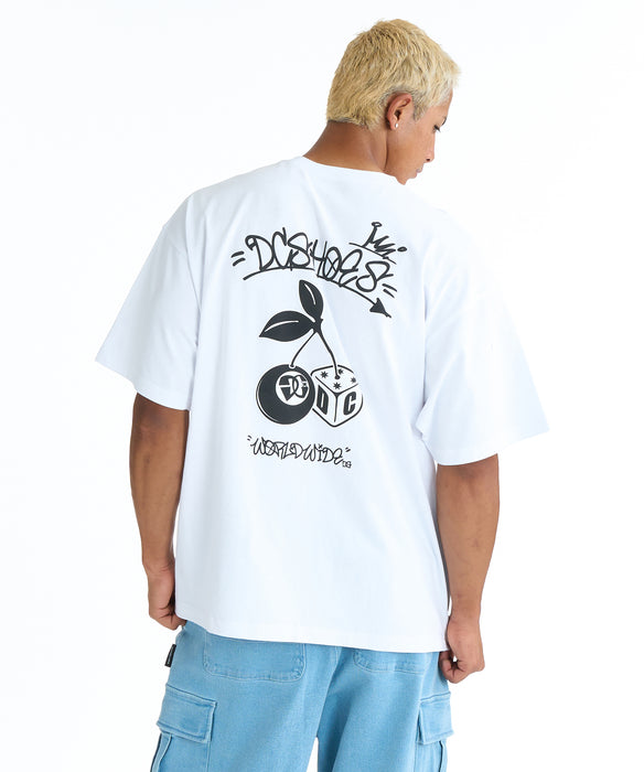DC SHOES メンズ 26 GAME SS Tシャツ 【2026年春夏モデル】 WHT / XL
