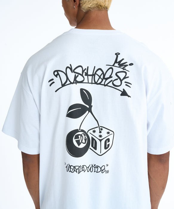 DC SHOES メンズ 26 GAME SS Tシャツ 【2026年春夏モデル】 WHT / XL