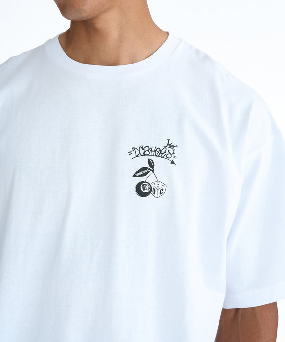 DC SHOES メンズ 26 GAME SS Tシャツ 【2026年春夏モデル】 WHT / XL