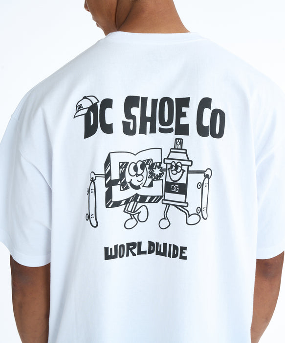 DC SHOES メンズ 26 PLAY BUDDY SS Tシャツ 【2026年春夏モデル】 WHT / XL