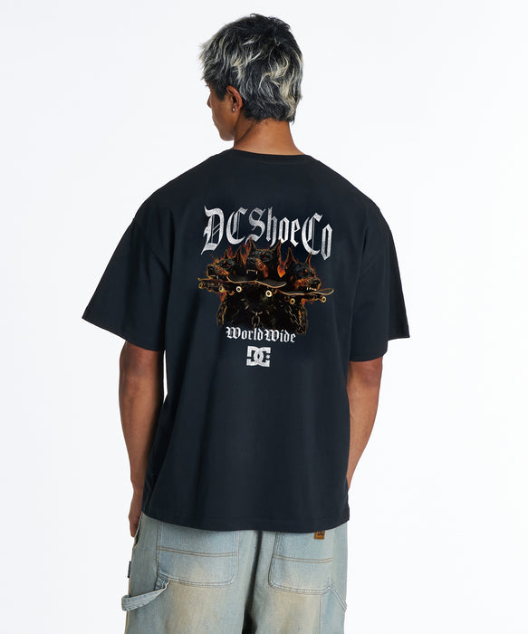 DC Shoes メンズ 26 SKATE DOGS SS Tシャツ 【2026年夏モデル】 BLK / XL