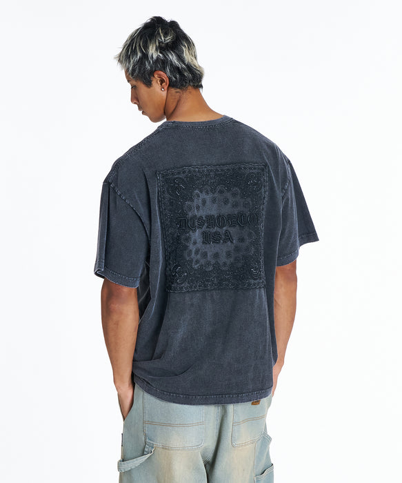 DC Shoes メンズ 26 HIDDEN BANDANA SS Tシャツ 【2026年夏モデル】 BKS / XL