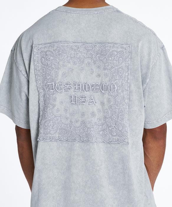 DC Shoes メンズ 26 HIDDEN BANDANA SS Tシャツ 【2026年夏モデル】 GRS / XL