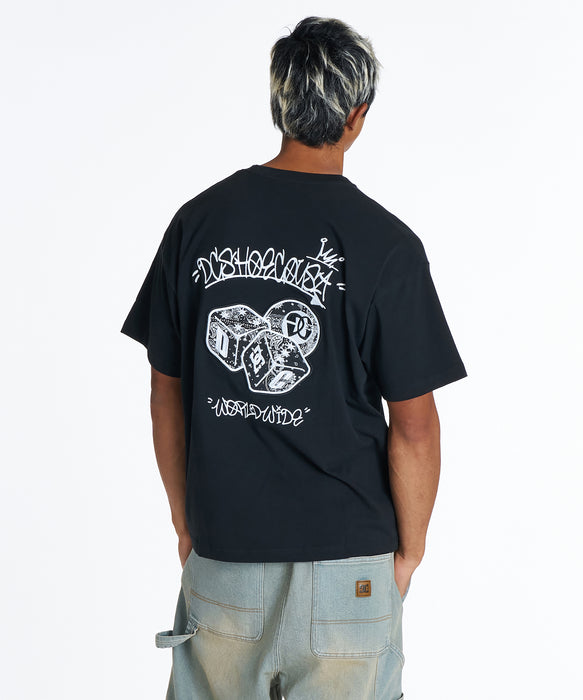 DC Shoes メンズ 26 PLAY SS Tシャツ 【2026年夏モデル】 BLK1 / XL