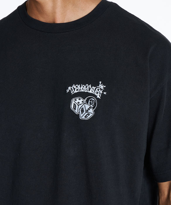 DC Shoes メンズ 26 PLAY SS Tシャツ 【2026年夏モデル】 BLK1 / XL