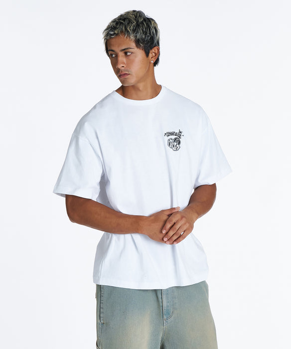 DC Shoes メンズ 26 PLAY SS Tシャツ 【2026年夏モデル】 WHT1 / XL