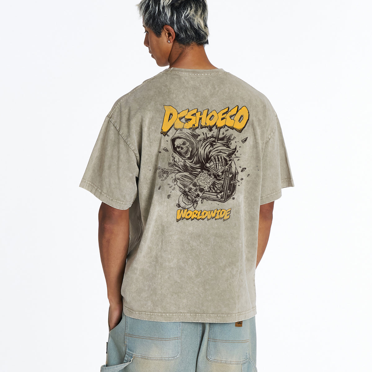 SALE】DC Shoes メンズ 26 CLASH SKULL SS Tシャツ 【2026年夏モデル】
