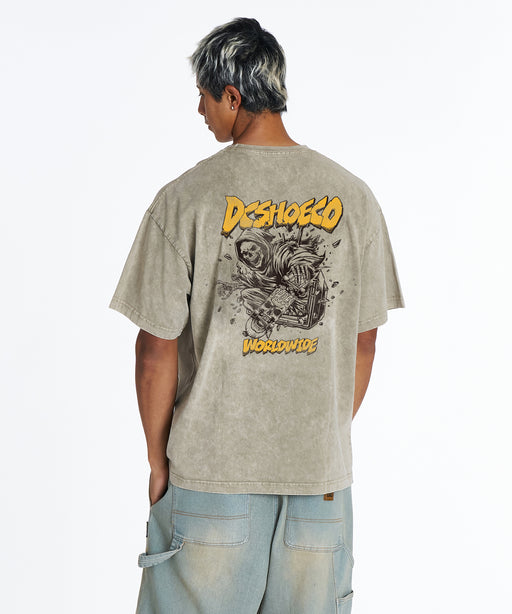 OUTLET】DC Shoes メンズ 26 CLASH SKULL SS Tシャツ 【2026年夏モデル】