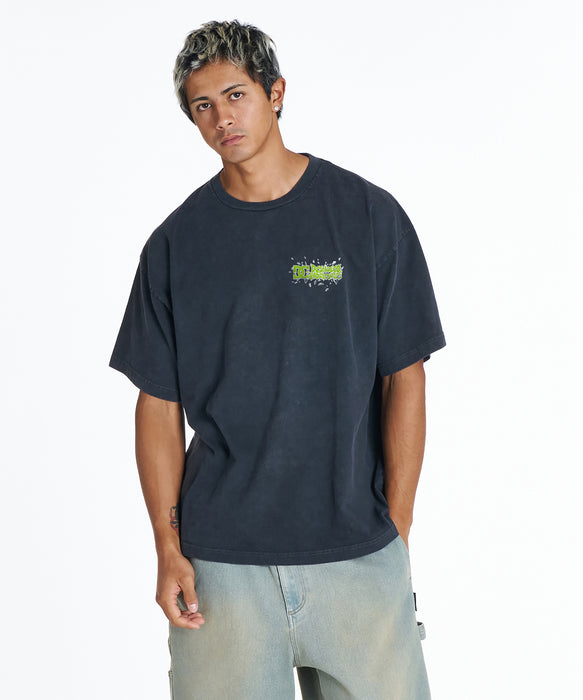 DC Shoes メンズ 26 CLASH SKULL SS Tシャツ 【2026年夏モデル】 BKS / XL