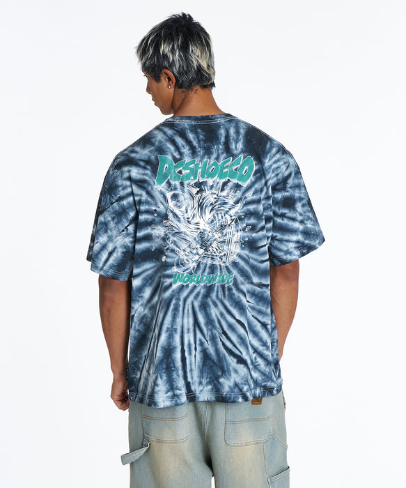 DC Shoes メンズ 26 CLASH SKULL SS Tシャツ 【2026年夏モデル】 BKT / XL