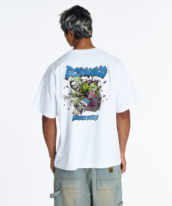 DC Shoes メンズ 26 CLASH SKULL SS Tシャツ 【2026年夏モデル】