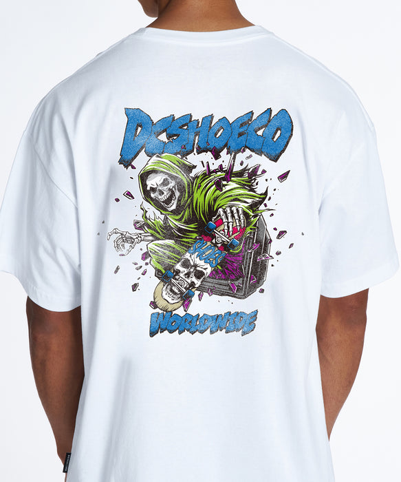 DC Shoes メンズ 26 CLASH SKULL SS Tシャツ 【2026年夏モデル】