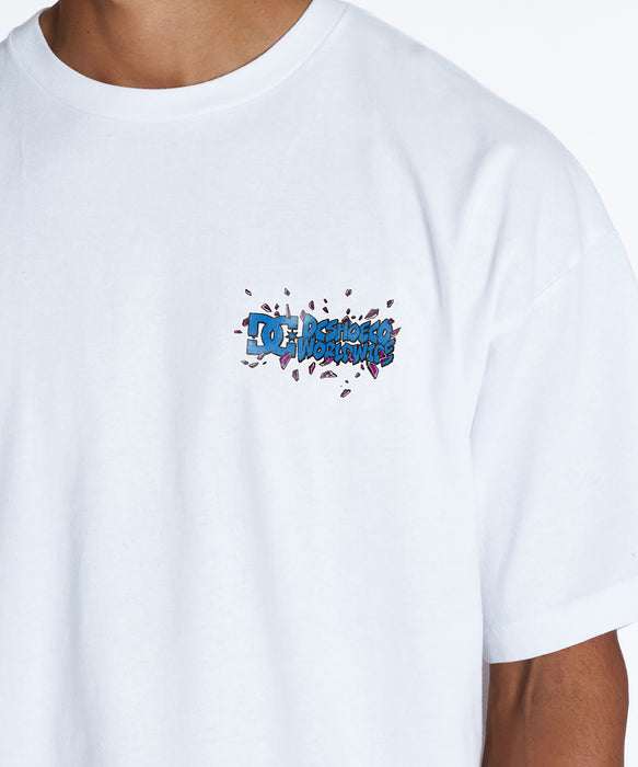 DC Shoes メンズ 26 CLASH SKULL SS Tシャツ 【2026年夏モデル】 WHT / XL