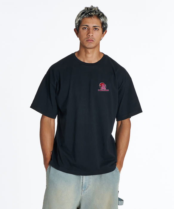 DC Shoes メンズ 26 SKATE WOLF SS Tシャツ 【2026年夏モデル】 BLK / XL