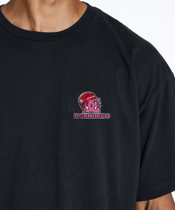 DC Shoes メンズ 26 SKATE WOLF SS Tシャツ 【2026年夏モデル】 BLK / XL