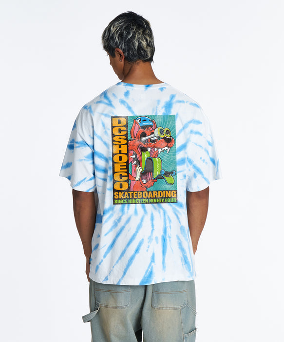 DC Shoes メンズ 26 SKATE WOLF SS Tシャツ 【2026年夏モデル】 SXT / XL
