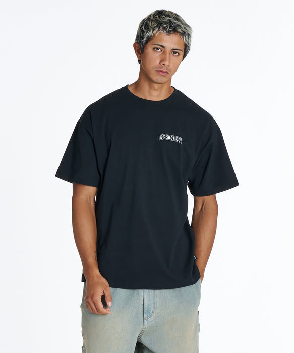 DC Shoes メンズ 26 GUNNER SS Tシャツ 【2026年夏モデル】 BLK / XL