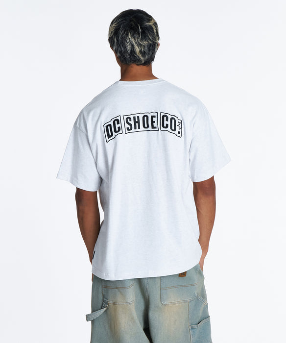 DC Shoes メンズ 26 GUNNER SS Tシャツ 【2026年夏モデル】 GRY / XL
