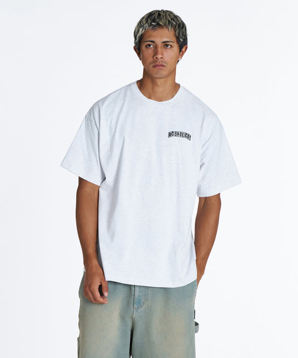 DC Shoes メンズ 26 GUNNER SS Tシャツ 【2026年夏モデル】 GRY / XL