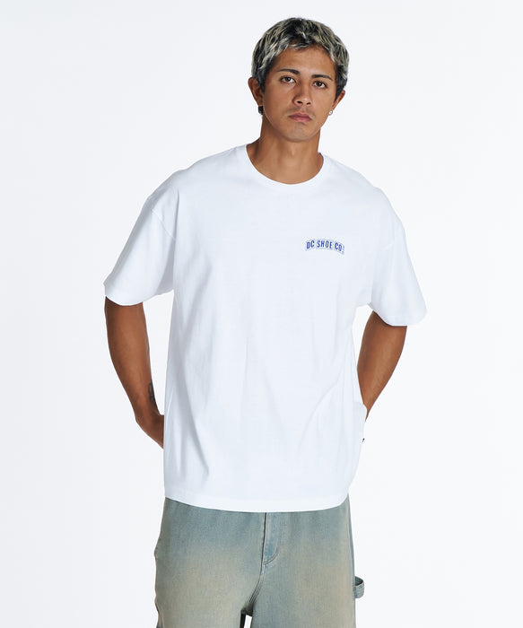 DC Shoes メンズ 26 GUNNER SS Tシャツ 【2026年夏モデル】 WHT / XL