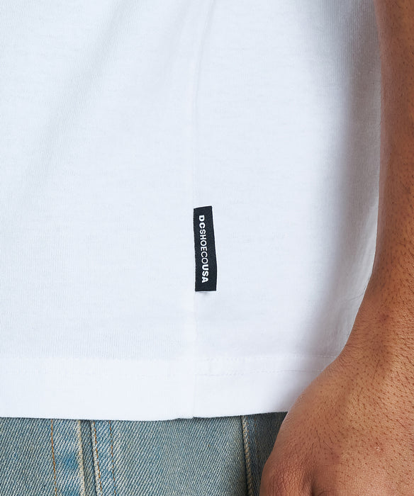 DC Shoes メンズ 26 GUNNER SS Tシャツ 【2026年夏モデル】 WHT / XL