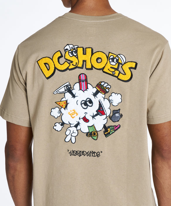DC Shoes メンズ 26 RUSH ABOUT SS Tシャツ 【2026年夏モデル】 BEG / XL