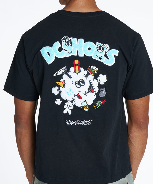 DC Shoes メンズ 26 RUSH ABOUT SS Tシャツ 【2026年夏モデル】 BLK / XL