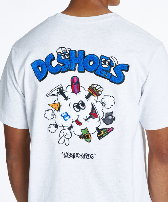 DC Shoes メンズ 26 RUSH ABOUT SS Tシャツ 【2026年夏モデル】 GRY / XL