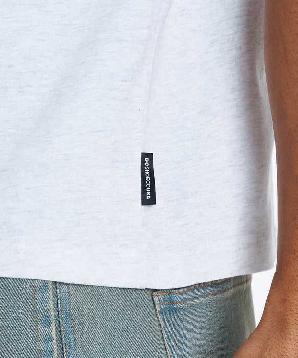 DC Shoes メンズ 26 RUSH ABOUT SS Tシャツ 【2026年夏モデル】 GRY / XL